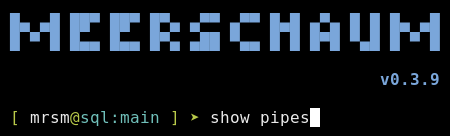 Meerschaum instance prompt